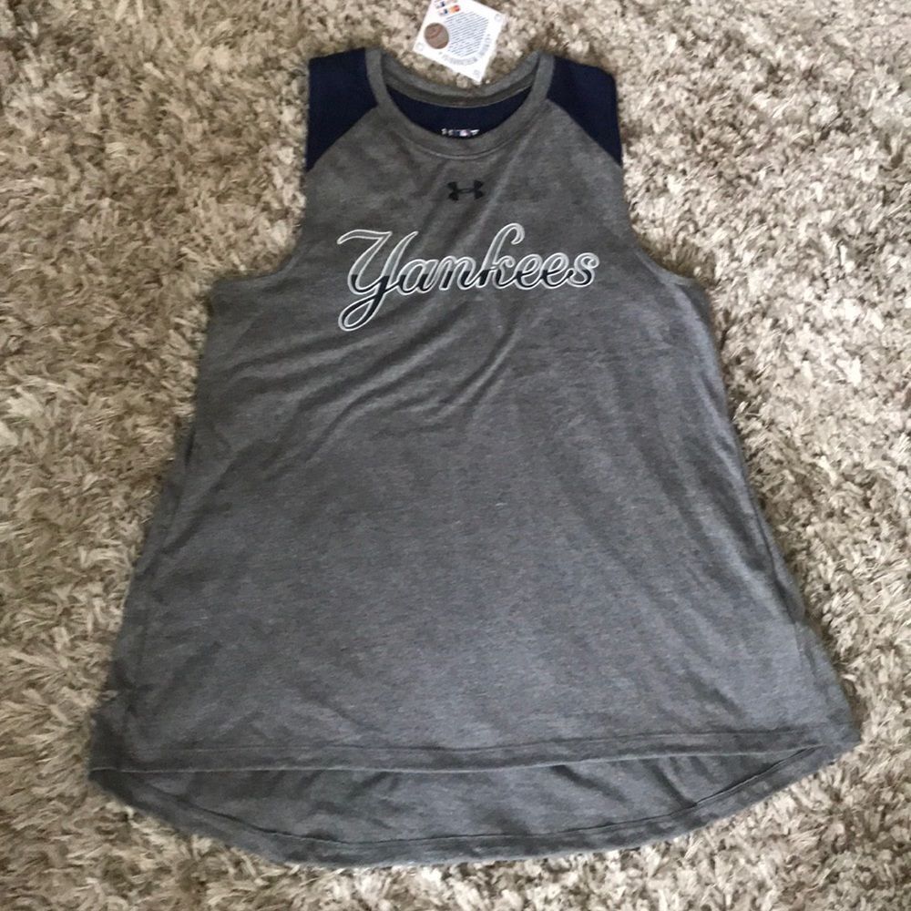 NWT Under Armour New York Yankees Muscle Tees SM